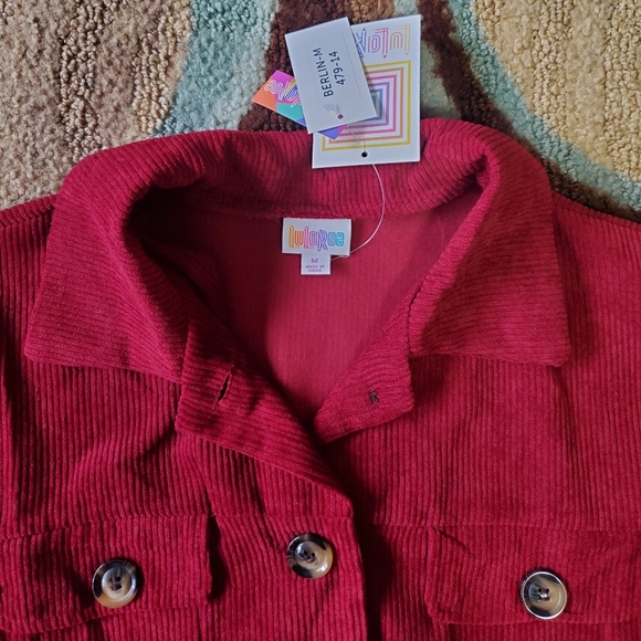 Brand New Lularoe Berlin, size medium (Corduroy Jacket) - Picture 2 of 6